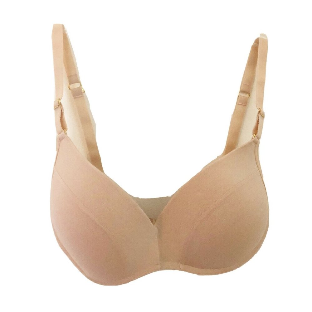 Lively 32DD The No-Wire Push-Up Toasted Almond Bra
